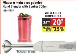 Sushi Shop TOASTESS Hand Blender with Beaker offer