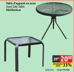 Sushi Shop Steel Side Table offer