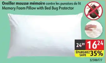 Sushi Shop Memory Foam Pillow with Bed Bug Protector offer