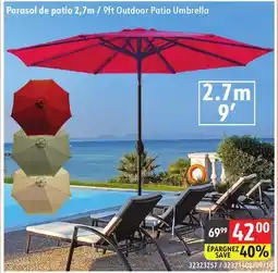 Sushi Shop 9ft Outdoor Patio Umbrella offer
