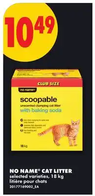 No Frills NO NAME CAT LITTER offer