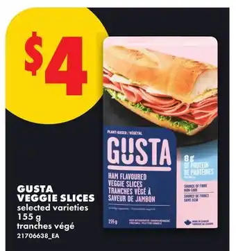 No Frills GUSTA VEGGIE SLICES offer