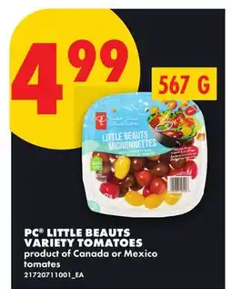No Frills PC LITTLE BEAUTS VARIETY TOMATOES offer