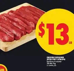 No Frills INSIDE ROUND STIR FRY STRIPS offer