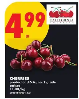 No Frills CHERRIES offer
