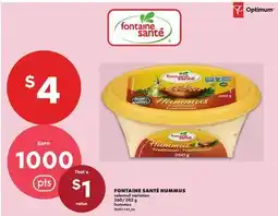 No Frills FONTAINE SANTÉ HUMMUS offer