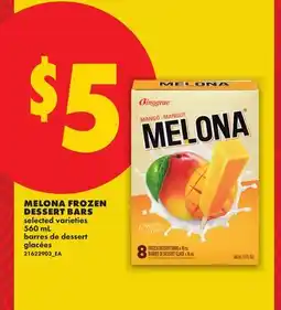 No Frills MELONA FROZEN DESSERT BARS offer