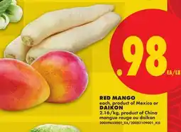 No Frills RED MANGO each,OR DAIKON offer