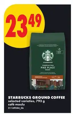 No Frills STARBUCKS GROUND COFFEE offer