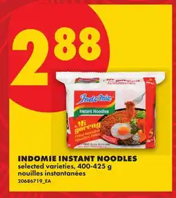 No Frills INDOMIE INSTANT NOODLES offer