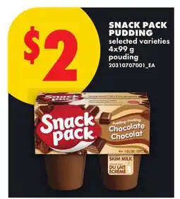 No Frills SNACK PACK PUDDING offer