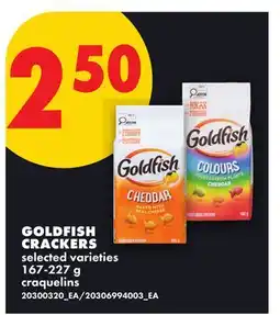 No Frills GOLDFISH CRACKERS offer