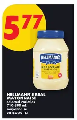No Frills HELLMANN'S REAL MAYONNAISE offer