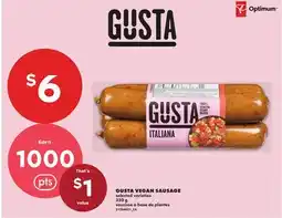 No Frills GUSTA VEGAN SAUSAGE offer
