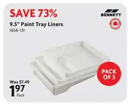 Home Hardware 9.5 Paint Tray Liners offer