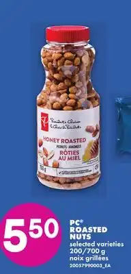 No Frills PC ROASTED NUTS, 200/700 g offer