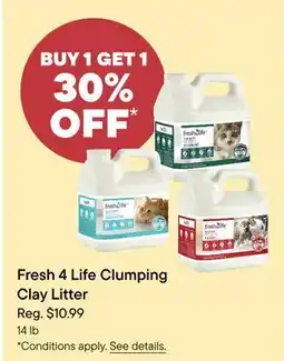 Petvalu Fresh 4 Life Clay Litter offer