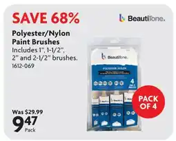 Home Hardware Polyester/Nylon Paint Brushes offer