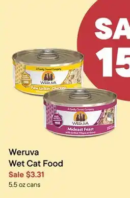 Petvalu Weruva Wet Cat Food offer
