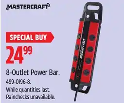 Canadian Tire Mastercraft 8-Outlet Power Bar offer