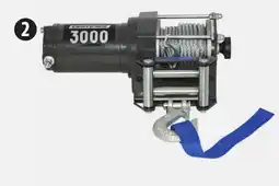 Canadian Tire 3000-lb Steel Winch with Wired Remote offer