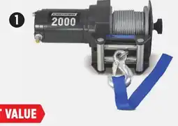 Canadian Tire 2000-lb Steel Winch with Wired Remote offer