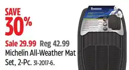 Canadian Tire Michelin All-Weather Mat Set offer