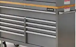 Canadian Tire 56˝ 10-Drawer Cabinet with Butcher-Block Top offer