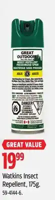 Canadian Tire Great Outdoors Watkins Insect Repellent offer