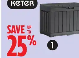 Canadian Tire KETER Outdoor Deck Box, 50-Gal offer