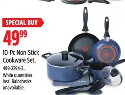 Canadian Tire T-FAL 10-Pc Non-Stick Cookware Set offer
