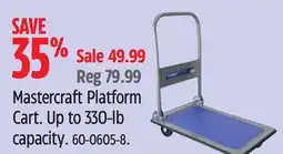 Canadian Tire Mastercraft Platform Cart. Cart. Up to 330-lb offer