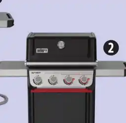 Canadian Tire WEBER Spirit E-425 Propane BBQ. 4 burners offer