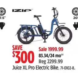 Canadian Tire IZIP Juice XL Pro Electric Bike offer