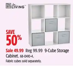 Canadian Tire For Living 9-Cube Storage Cabinet offer