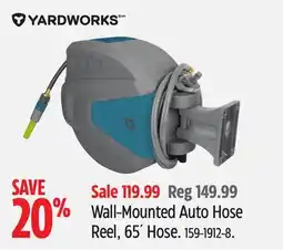 Canadian Tire Wall-Mounted Auto Hose Reel offer
