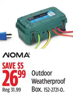 Canadian Tire NOMA Outdoor Weatherproof Box offer