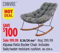 Canadian Tire Canvas Kipawa Patio Rocker Chair offer