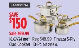 Canadian Tire Lagostina Finezza 5-Ply Clad Cookset offer