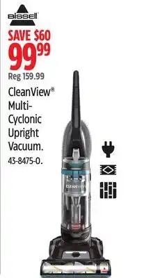Canadian Tire Bissell CleanView Multi- Cyclonic Upright Vacuum offer