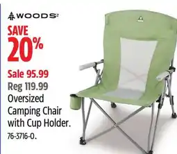 Canadian Tire Oversized Camping Chair with Cup Holder offer