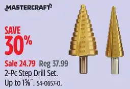Canadian Tire 2-Pc Step Drill Set. Up to 1 3⁄8˝ offer