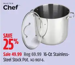 Canadian Tire 16-Qt Stainless- Steel Stock Pot offer