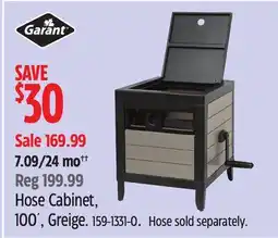 Canadian Tire Garant Hose Cabinet offer