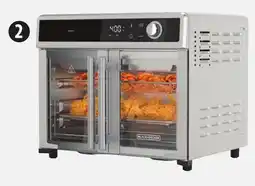 Canadian Tire Black+Decker 6-Slice French Door Digital Air Fry Oven offer