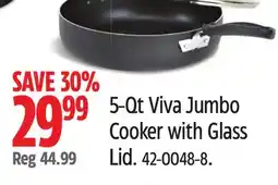 Canadian Tire 5-Qt Viva Jumbo Cooker with Glass Lid offer