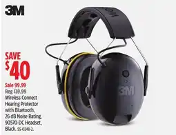 Canadian Tire 3M Wireless Connect Hearing Protector with Bluetooth offer