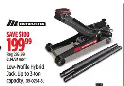 Canadian Tire MotoMaster Low-Profile Hybrid Jack offer