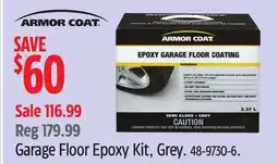 Canadian Tire Armor Coat Garage Floor Epoxy Kit, Grey offer
