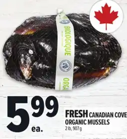 Metro FRESH CANADIAN COVE ORGANIC MUSSELS offer